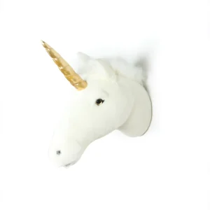 Tête licorne blanche Claire