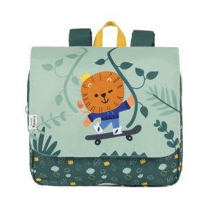 Cartable souple Jungle L’école des Tann’s