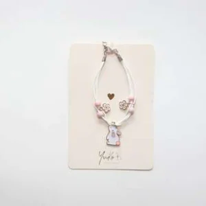 Bracelet en cordon pour enfants – Lapin Panpan