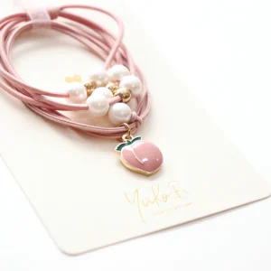 Élastiques cheveux – Peach and cream bands