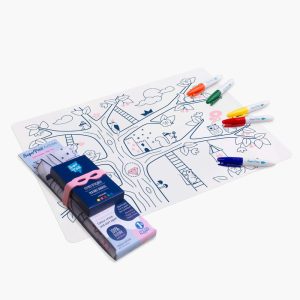 set à colorier en silicone arbre magique