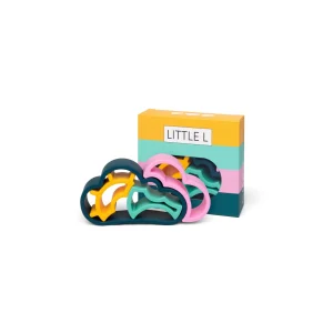 Set 4 formes ciel multicolore