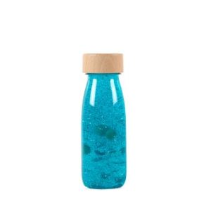 Bouteille sensorielle turquoise