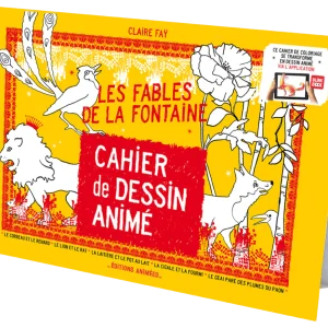 Cahier de dessins animés – Les fables de La Fontaine