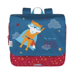 Cartable souple Super-héros L’école des Tann’s