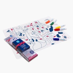 Set à colorier en silicone panda
