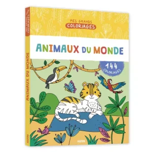 Mes grands coloriages – Les animaux du monde