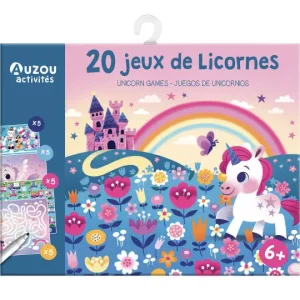 Ma pochette de jeux – 20 jeux de licornes