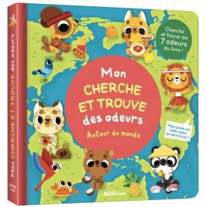 Mon livre des odeurs et des couleurs – Mon cherche et trouve des odeurs – Autour du monde