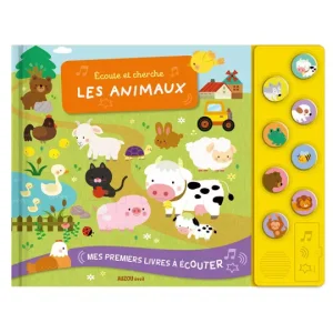 Mes premiers livres à écouter – Écoute et cherche les animaux
