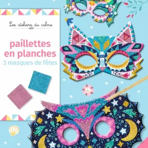 Paillettes en planches masques