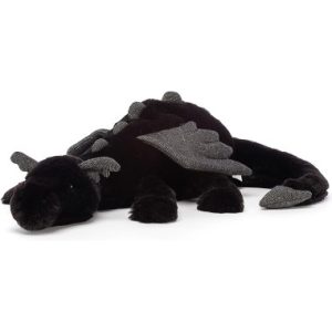 Peluche dragon noir Onyx