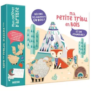 Mon coffret d’artiste – Ma petite tribu en bois