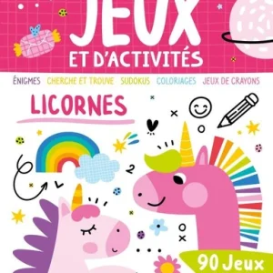 Licornes – 90 jeux sur des pages détachables