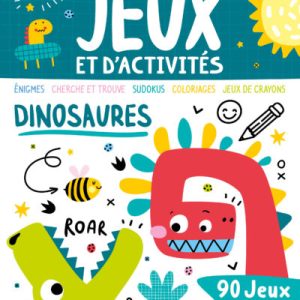 Mon grand bloc de jeux et d’activites – dinosaures