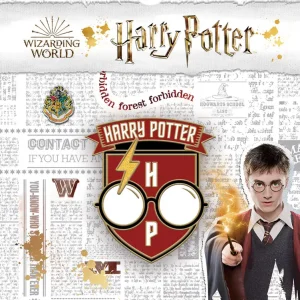 Harry Potter – Lunettes et épingle émaillée Lightning