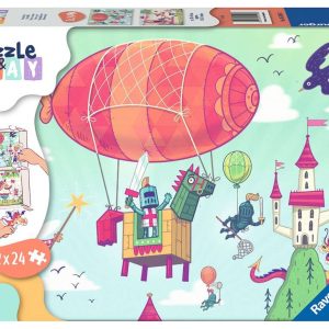 Puzzle&Play – 2×24 pièces – Fête au royaume
