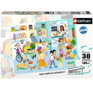 Puzzle enfants – 30 pièces – Dans la clinique vétérinaire