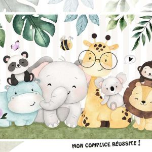 Puzzle enfants – Cadre 15 pièces – Animaux tout doux