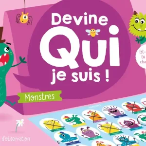 Devine qui je suis ! Monstres – 40 jeux d’observation