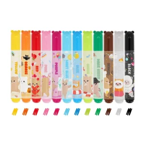 Set de 12 Feutres – Teddy Friends