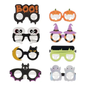 Set de 8 Paires de Lunettes en Papier
