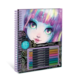 Livre de coloriage à pages noires d’Isadora