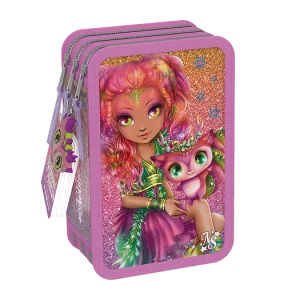 Trousse de crayons à 3 volets Hazelia
