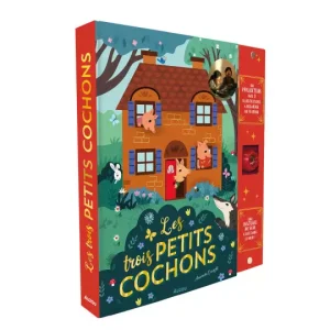 Les trois petits cochons – Une histoire du soir à lire dans le noir
