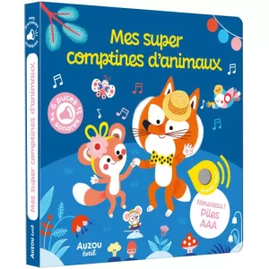 Mes premiers sonores – Mes super comptines d’animaux