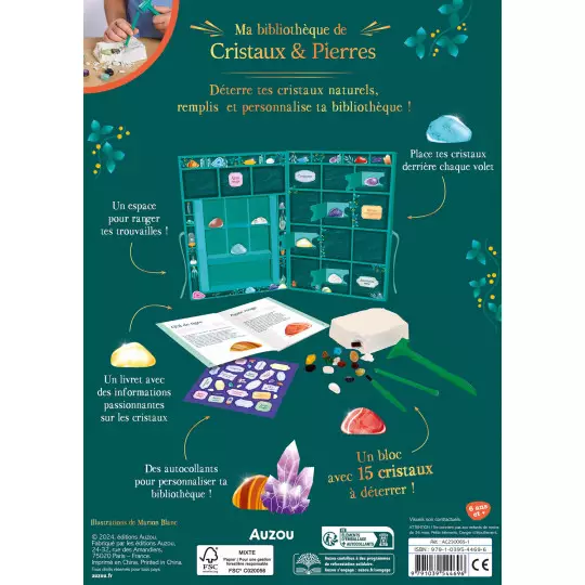 Ma bibliothèque de cristaux et pierres !