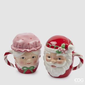 Tasse Mère Noël avec couvercle