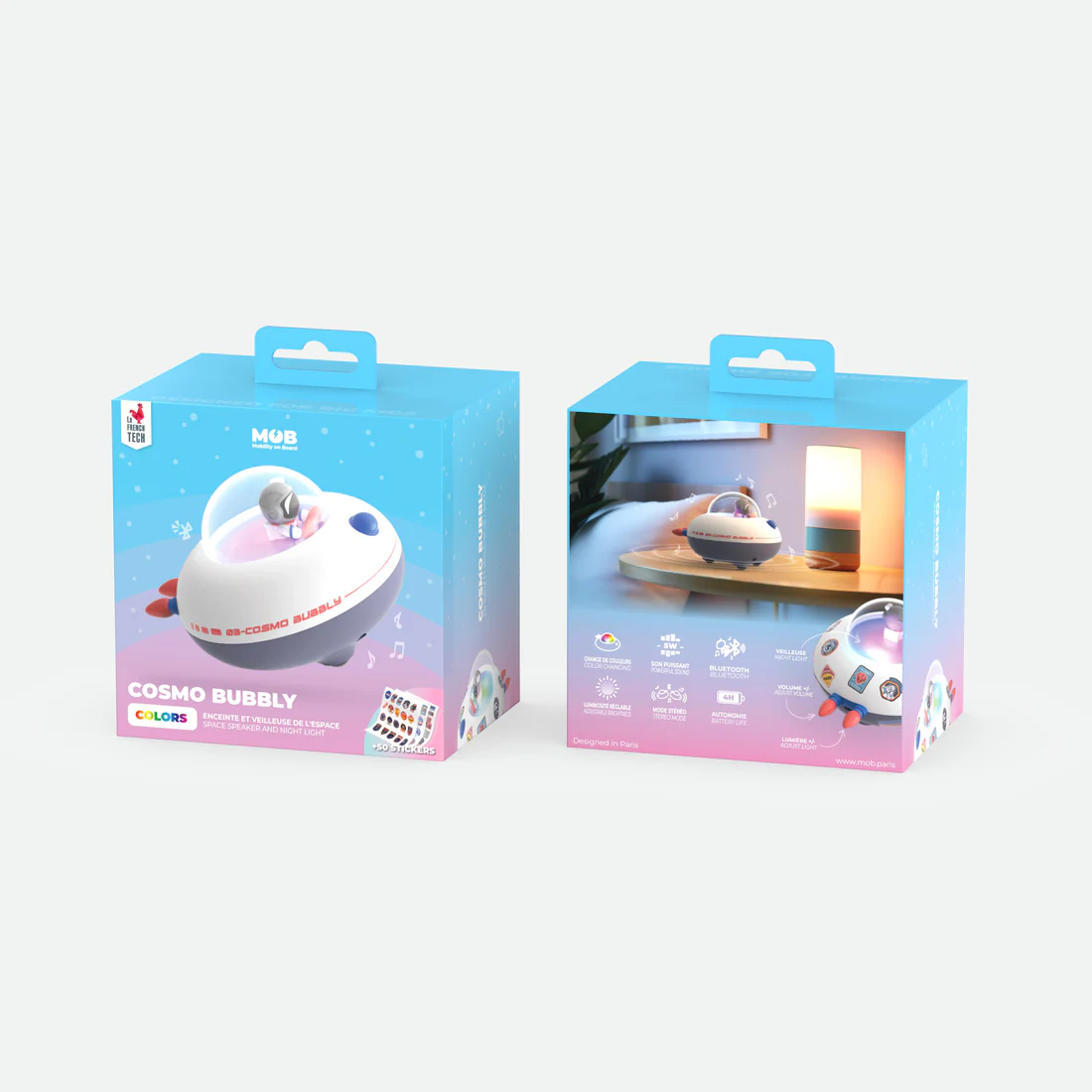 Cosmo Bubbly Enceinte bluetooth lumineuse