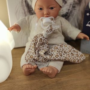 Poupée – corps mou bonnet de nuit graou beige