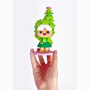 Mini briques plante petite fille