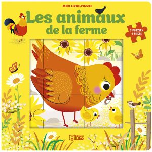 mon livre puzzle – les animaux de la ferme