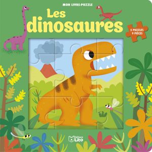 Livre puzzle-Les dinosaures