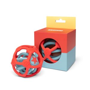 Set de 2 balles sensorielles orange et bleu