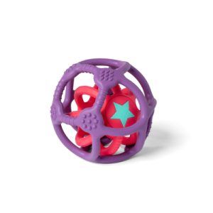 Set de 2 balles sensorielles violet et rose