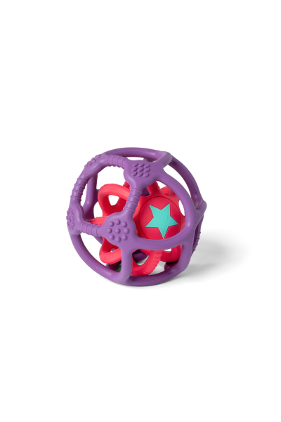 Set de 2 balles sensorielles violet et rose