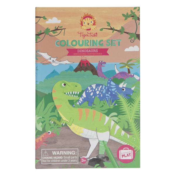 Set de coloriage dinosaures