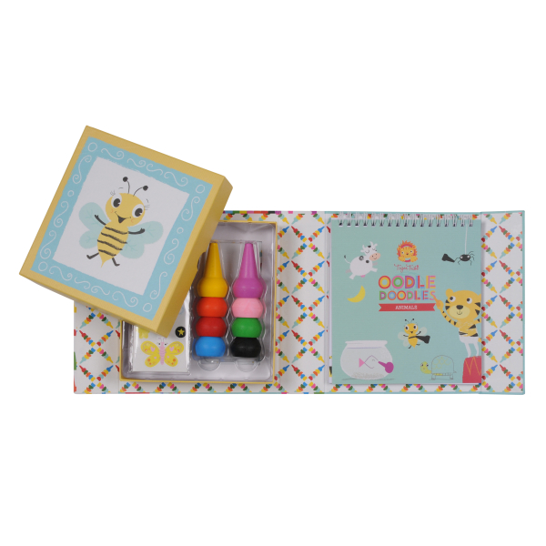 Set de crayons animaux