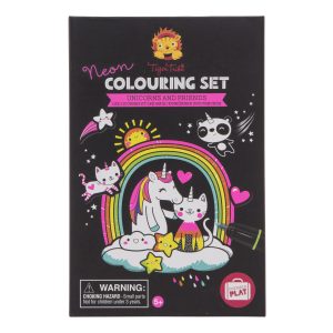 Kit de coloriage néon licorne