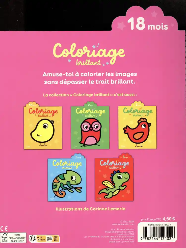 Coloriage brillant – le lapin
