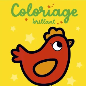 Coloriage brillant – la poule