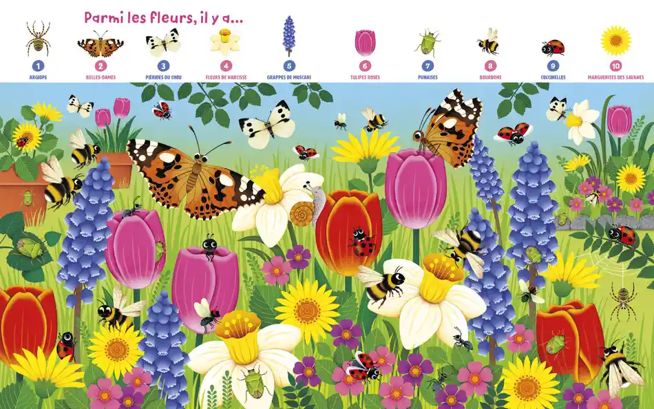 Cherche trouve et compte le jardin