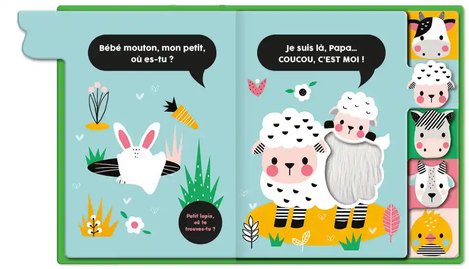 Livre à toucher à la ferme