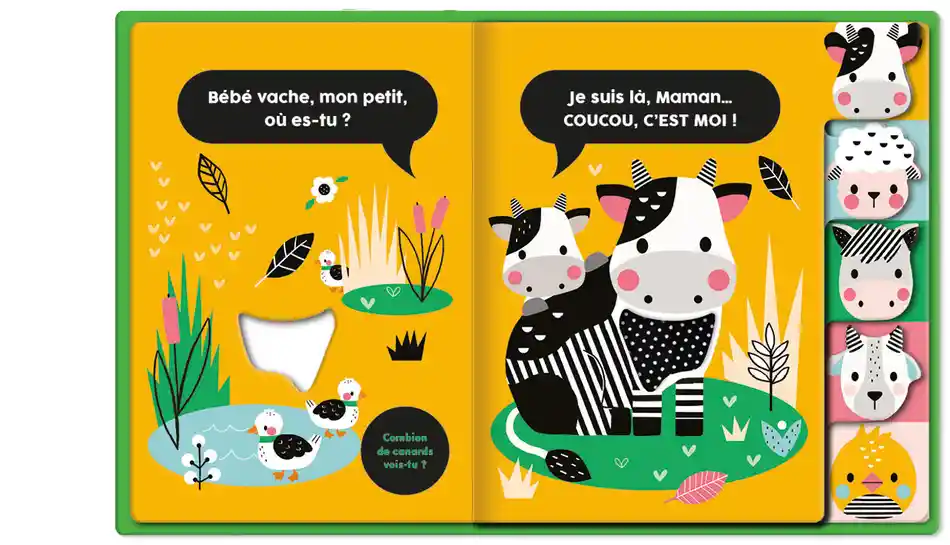 Livre à toucher à la ferme