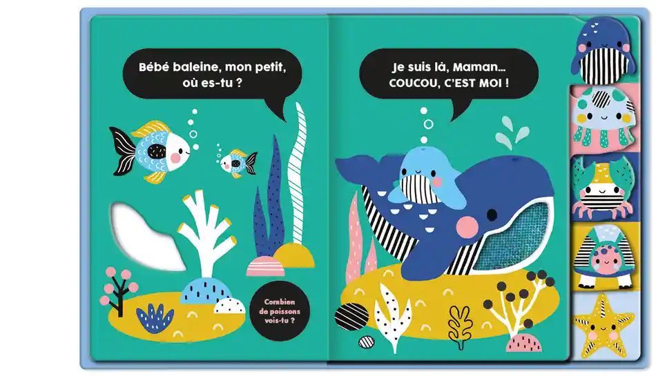 Livre à toucher à la mer