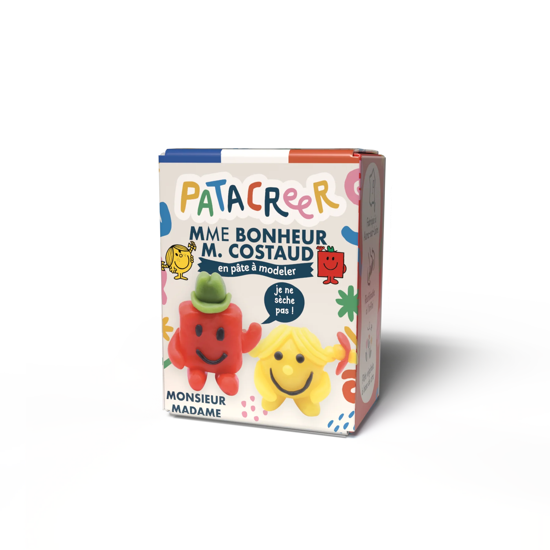 Kit à fabriquer MmeBONHEUR & MrCOSTAUD en pâte à modeler